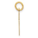 14k Medium Script Letter I Initial Charm - Image 2