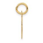 14k Small Block Letter O Initial Charm - Image 2