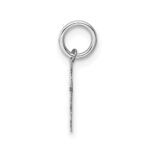 14KW Small Block Letter G Initial Charm - Image 2