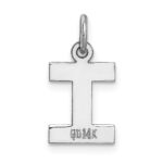 14KW Small Block Letter I Initial Charm - Image 4