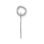 14KW Small Block Letter J Initial Charm - Image 2