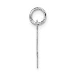 14KW Small Block Letter L Initial Charm - Image 2