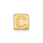14ky Alphabet Bead Letter C - Image 3